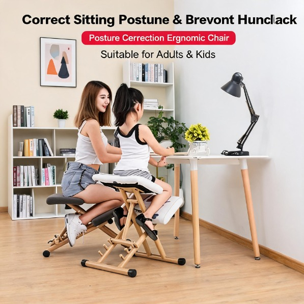 Kids & Toys Expo Saudi Arabia - Kids Posture Correction Kneeling Chair Anti‑Hunchback