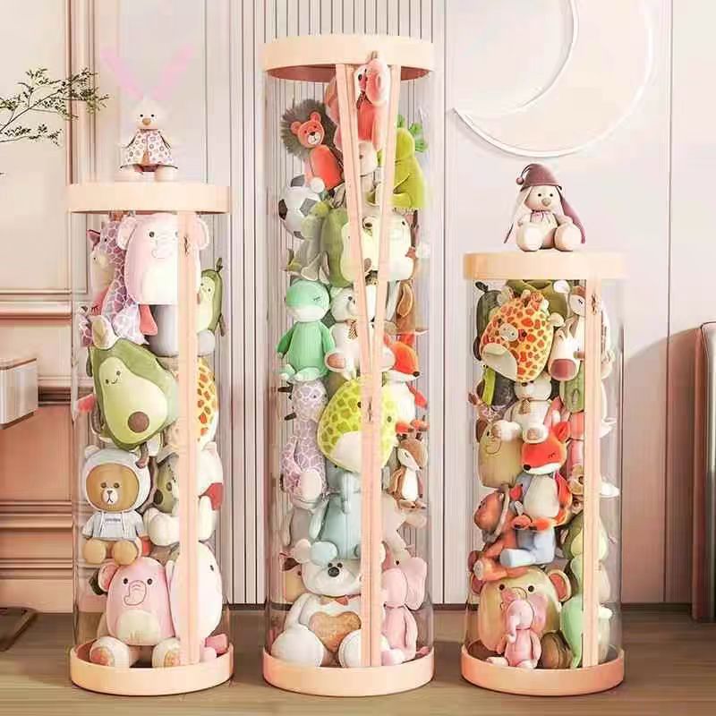 Stuffed Toy Storage Barrel wit - đánh giá và giá Soft Plush Doll