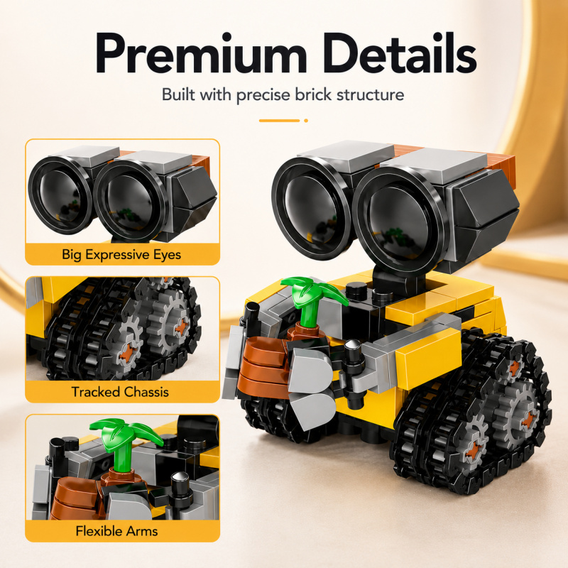 Mini Robot Building Blocks Set - đánh giá và giá Lego Building Blocks
