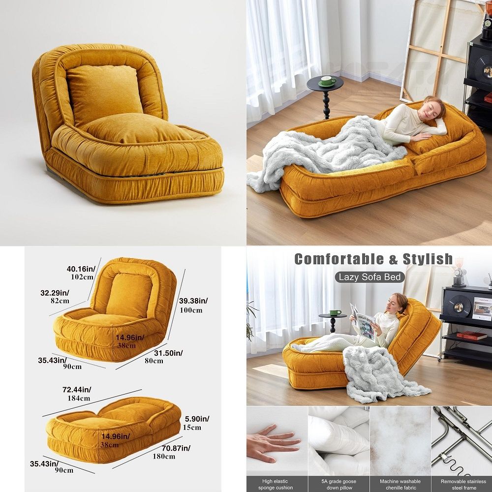 Foldable Lazy Sofa Bed Floor C - đánh giá và giá Kids & Toys Expo Saudi Arabia