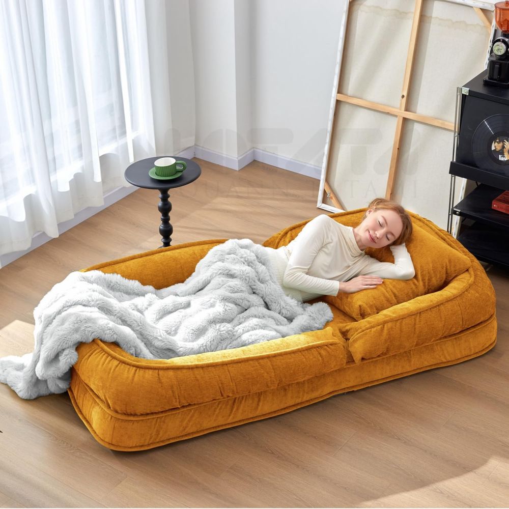 Foldable Lazy Sofa Bed Floor C - đánh giá và giá Kids & Toys Expo Saudi Arabia