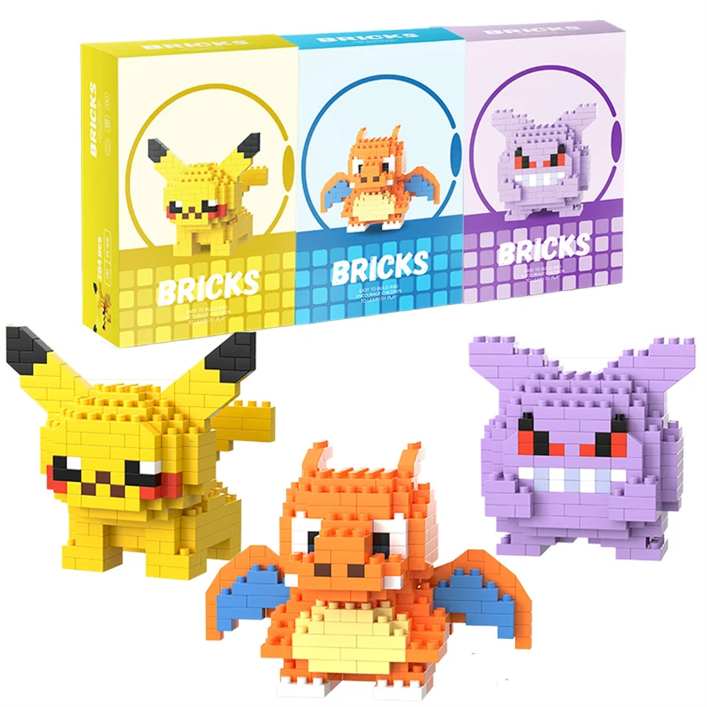 Pokemon Micro Building Blocks  - đánh giá và giá Lego Building Blocks