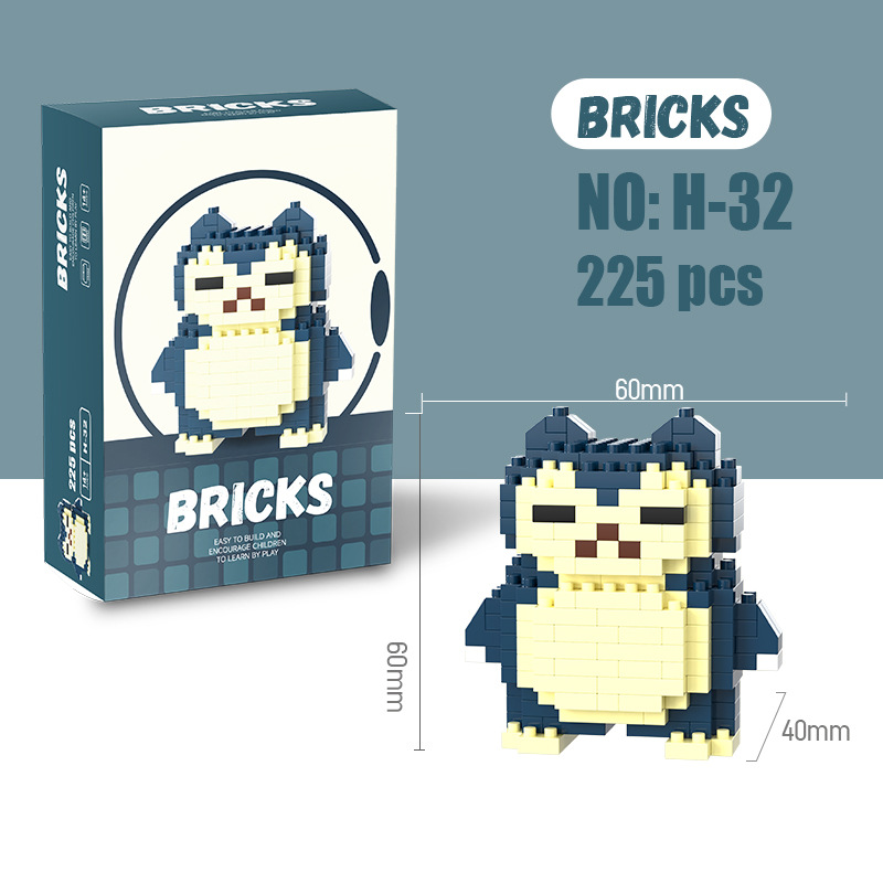 Pokemon Micro Building Blocks  - đánh giá và giá Lego Building Blocks