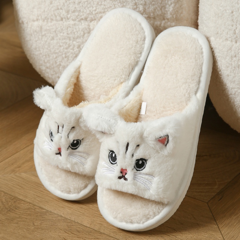 Cute Cat Plush Flip Flops For  - đánh giá và giá Soft Plush Doll