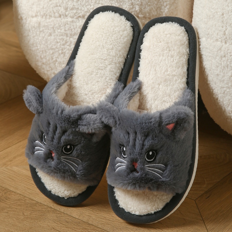 Cute Cat Plush Flip Flops For  - đánh giá và giá Soft Plush Doll