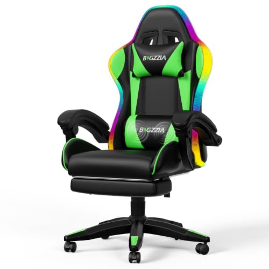 RGB gaming chair with footrest - đánh giá và giá Kids & Toys Expo Saudi Arabia