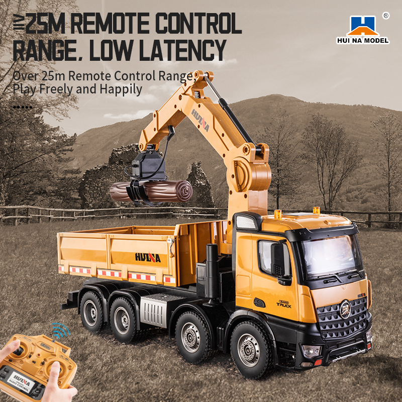Huina 1538 RC Dump Truck 1:14  - đánh giá và giá Kids' Toys Channel